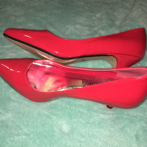 lasonia Shoes - red low heels lasonia Shoes - red low heels